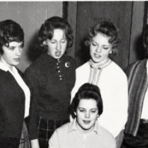 Girls' Chorus rehearsal, 1963 Girls' Chorus rehearsal, 1963